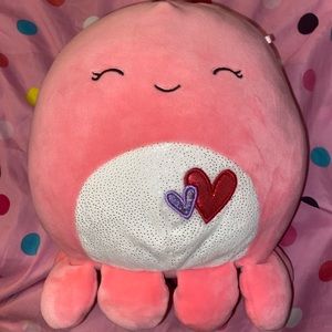 8 inch Valentine’s Day Abby the octopus squishmallow